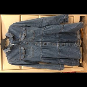 Denim free people dress